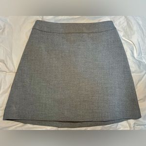 Gray mini skirt